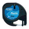 Cinta Plastica Letratag 91335 Neg/Azul. 12mm Dymo