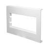 Bastidor Plano Faceplate Unicanal Marfil FDC/EFP Hellermann Tyton