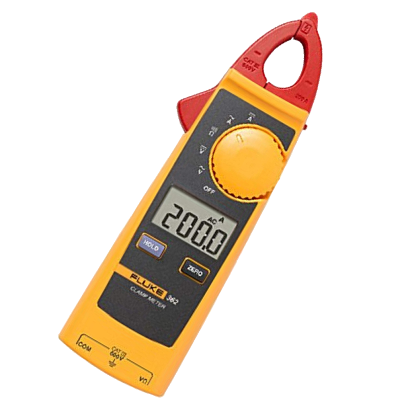 Pinza Amperométrica, 200A,Ca/Cc 300-3000 Ohm,  0 - 600Vca/Cc 362 Fluke