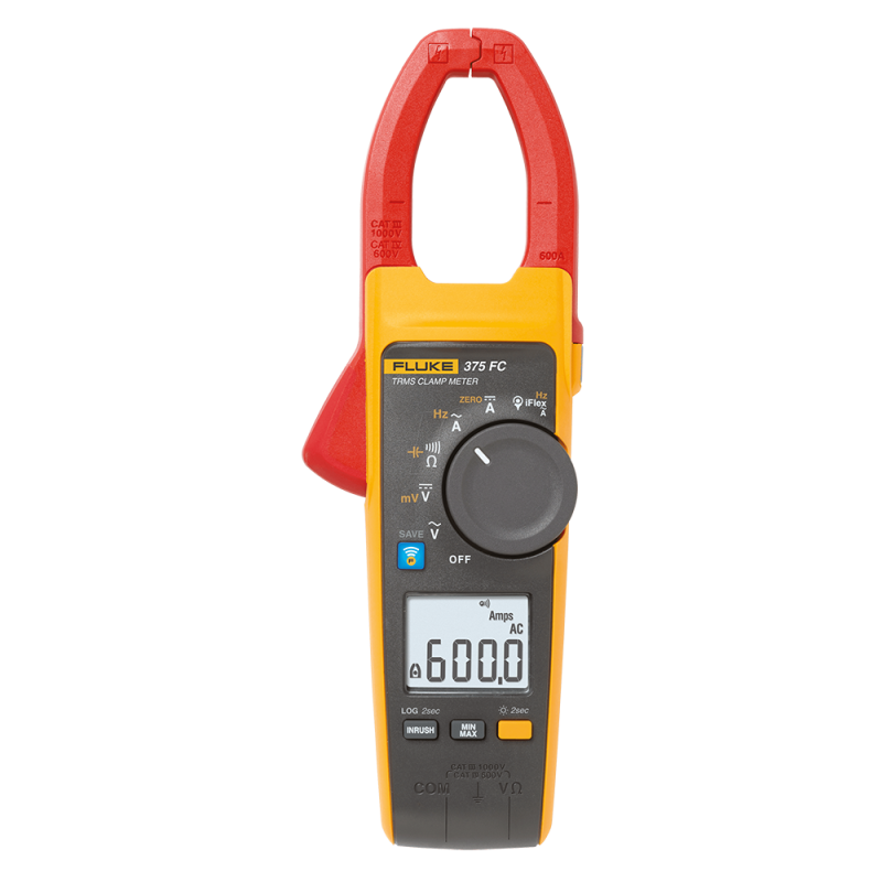 Pinza Amperométrica TRMS, 1000V ca/cc, 600A ca/cc Fluke 375 FC