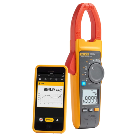 Pinza Amperométrica TRMS, 1000V ca/cc, 1000A ca/cc, i-Flex Fluke 376 FC