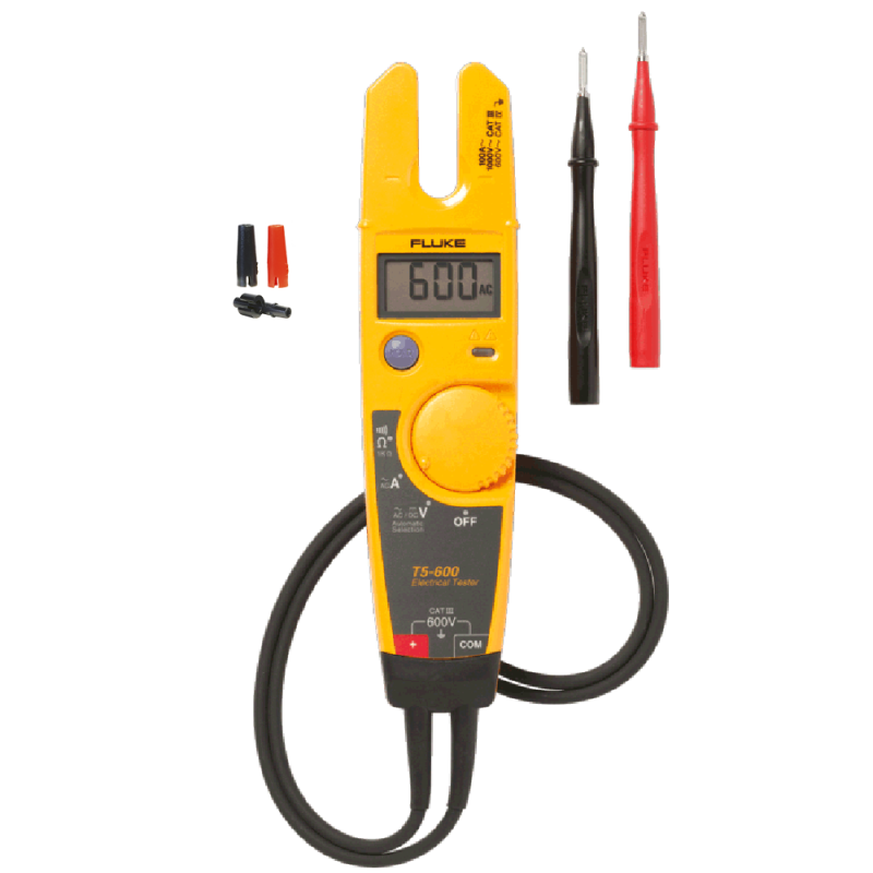 Comprobador Electrico, 600V ca/cc, Cat III 600V T5-600 Fluke