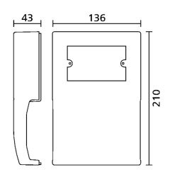 Caja De Derivacion Bastidor Universal Megacanal Marfil MCCBU Hellermann Tyton