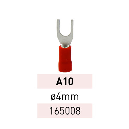 Terminal Preaislado Horq. Ø 4mm A10 RJ Ref.165008 LCT