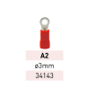 Terminal Preaislado Ojal Ø 3mm A2 RJ Ref.34143 LCT