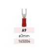 Terminal Preaislado Horq. Ø 3mm A9 RJ Ref.165004 LCT