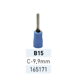 Terminal Preaislado Pin C9.9mm B15 AZ Ref.165171 LCT