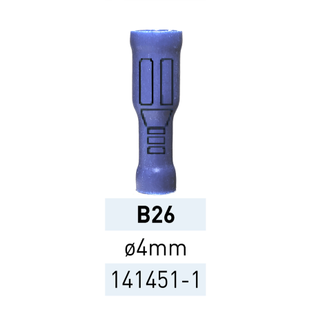 Terminal Preaislado Pin Redondo H. B26 AZ Ref.141451-1 LCT