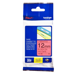 Cinta Laminada TZe431 Neg/Roj. 12mm Brother