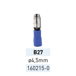 Terminal Preaislado Pin Redondo M.  B27 AZ Ref.160215-0 LCT