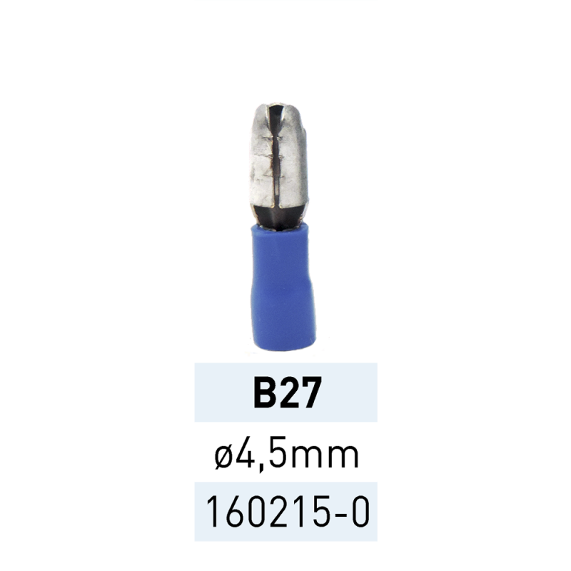 Terminal Preaislado Pin Redondo M.  B27 AZ Ref.160215-0 LCT