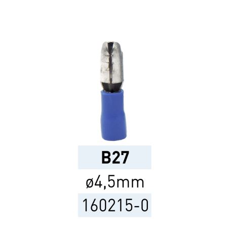 Terminal Preaislado Pin Redondo M.  B27 AZ Ref.160215-0 LCT