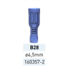 Terminal Preaislado Pin Redondo H. B28 AZ Ref.160357-2 LCT