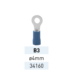 Terminal Preaislado Ojal B3 AZ Ref.34160 LCT
