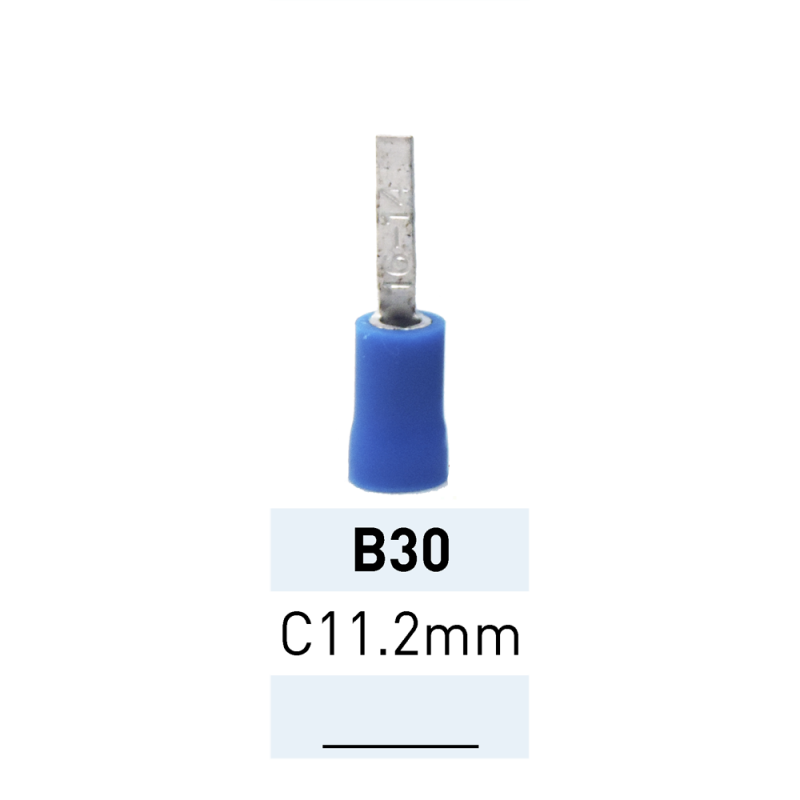 Terminal Preaislado Pin Plano B30 AZ LCT