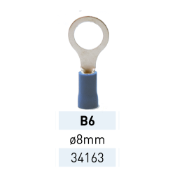 Terminal Preaislado Ojal B6 AZ Ref.34163 LCT