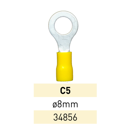 Terminal Preaislado Ojal C5 AM Ref.34856 LCT