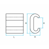 Conector Tipo "C", CCD 150, 120-150mm² LCT