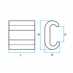 Conector Tipo "C", CCD 16, 10-25mm² LCT