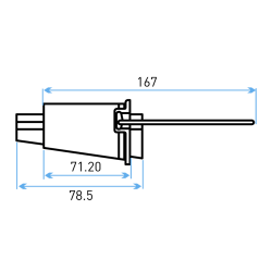 Pinza de Anclaje Metalica p/Cond. Preensamblado Desde 2 X 4 mm² Hasta 4 X 16 mm² LCT