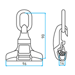 Morsa de Suspensión Con Fusible Mecanico LCT