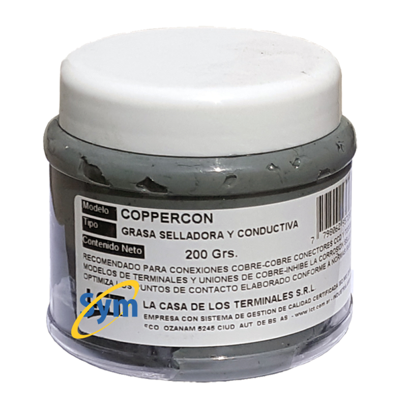 Grasa Selladora y Conductiva COPPERCON 200 Gr LCT