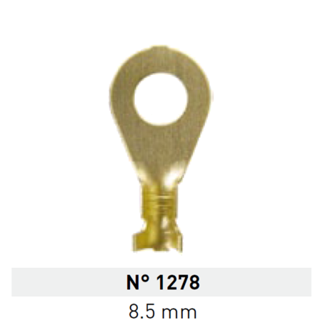 Terminal de Laton Ojal 8,5mm Nº 1278 LCT