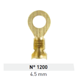 Terminal de Laton Ojal 4,5mm Nº 1200 LCT