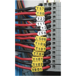 Marcador  WIC2, 1,5-2,5mm² , N°0-9 ICC (Plancha X200) Hellermann Tyton