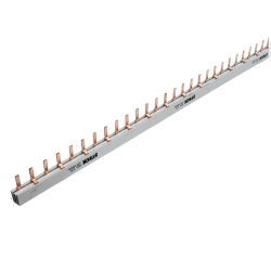 Peine de Conexion Bifasico, 80A, 28X 2Polos, 1000mm. S-2F1000B Steck