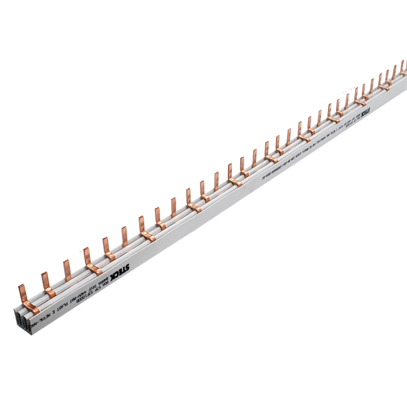 Peine de Conexion Trifasico, 80A, 19X 3Polos, 1000mm. S-3F1000B Steck