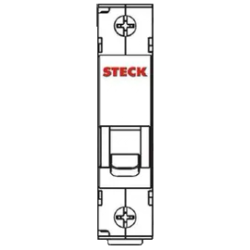 Interruptor Termomagnético 4A, 1P, C, 3kA SDD61C04 Steck