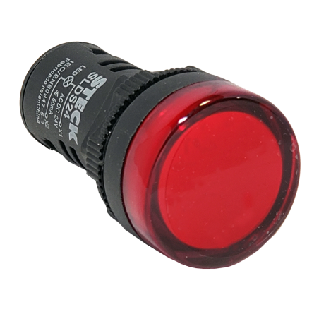 Piloto Luminoso Monolitico Led Ø22, 24V Ac/Dc, Rojo SLDS241 Steck