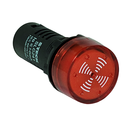 Piloto Luminoso Sonoro 24 V Ac/Dc Rojo SLG241 Steck