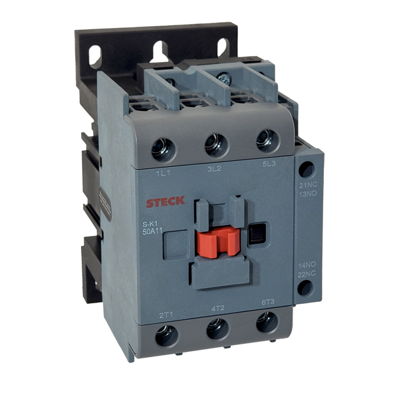 Contactor Tripolar 50A 1NA+1NC, 24Vca SK150A11B Steck