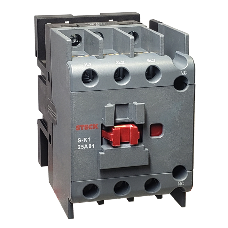 Contactor Tripolar 25A 1NC, 220Vca SK125A01M Steck