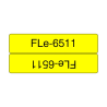 Cinta etiquetas Bandera FLe6511 Neg/Ama. 24mm Brother