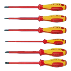 Juego de Destornilladores Aislados 00 20 12 V01 1000V Ph y Plano Knipex