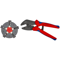 Kit Alicate de Compresion 97 33 02 con Cargador De Mordazas Knipex