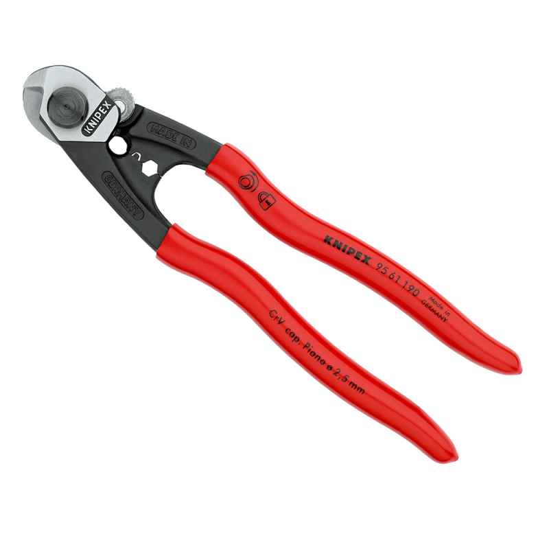 Alicate Cortacable Trenzado 95 61 190 Ø5mm, 190mm Knipex